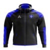 Black and Blue Rain Jacket with Arm Paneling AFYM-6004