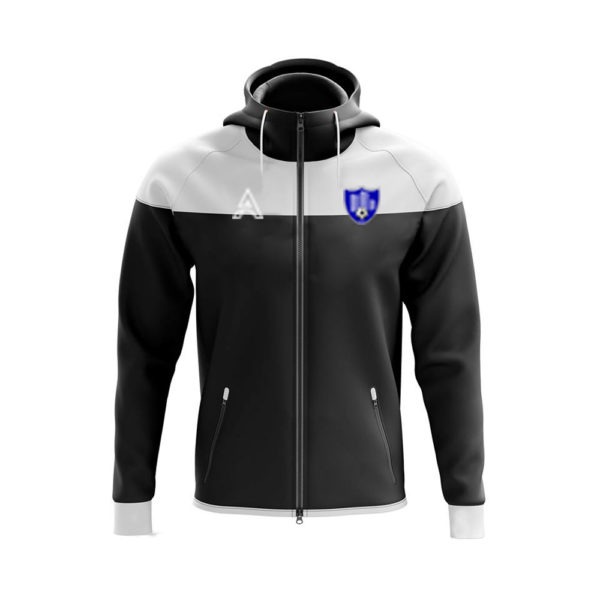 Black and White Rain Jacket with Center Panel AFYM-6000