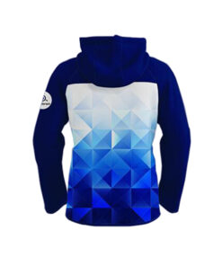 Blue with Sea Shaded Sublimation Hoodie AFYM-5005