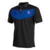 Custom Black and Blue with Center Panel Polo Shirt AFYM-4004