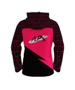 Pink with Black Sublimation Hoodie AFYM-5008