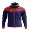 Red and Blue Rain Jacket with Center Panel AFYM-6002
