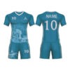 Sublimation Soccer Kits with Tree Leaves Art AFYM:2001