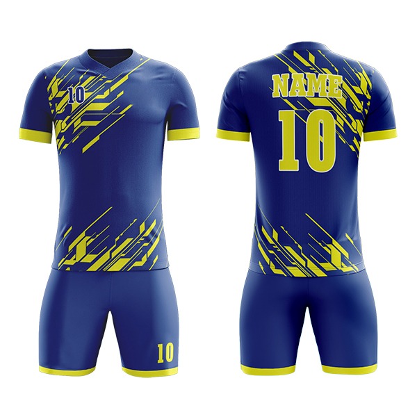 Custom Sublimation Soccer Kits with Front and Back Art AFYM:2014