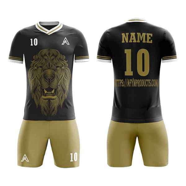 Customize Lion Icon Sublimation Soccer Kit AFYM-2027