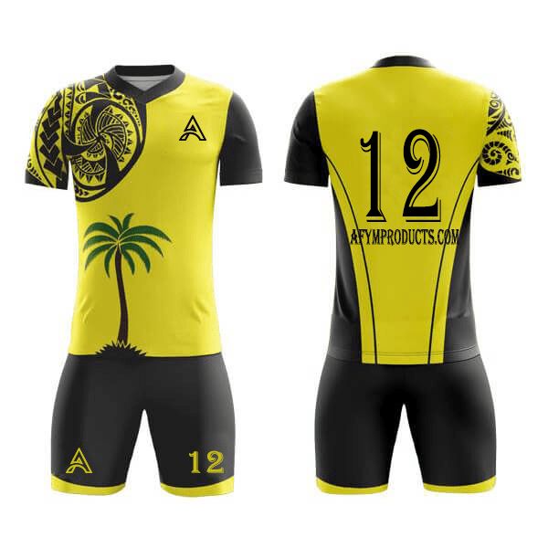 Custom Sublimation Soccer Kits with Front Tree Icon AFYM:2054