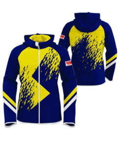 Blue with Yellow Art Club/Team Wear/League Sublimation Hoodie AFYM-5012 -  AFYM PRODUCTS