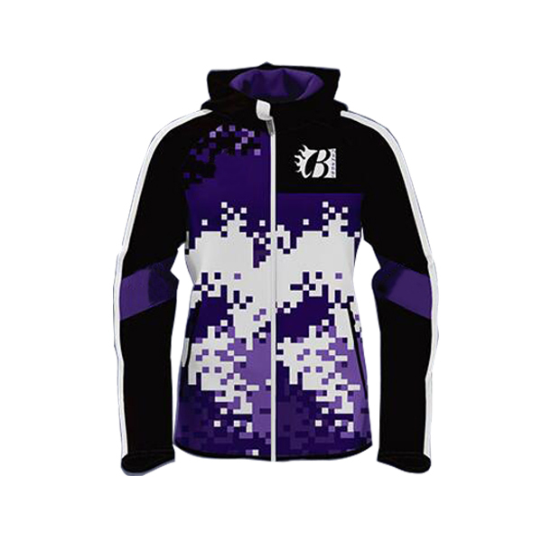 Purple with Multi Color Art Club Sublimation Hoodie AFYM-5014