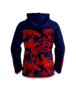 Blue with Red Art Sublimation Hoodie AFYM-5021