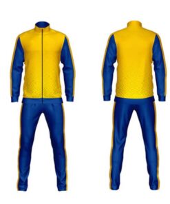 Sublimation Tracksuits with Yellow and Blue Color AFYM:1038