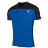 Custom Black and Blue Paneling T-Shirt AFYM:3013