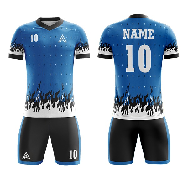 Sublimation Soccer Kit with Fire Icon AFYM:2093