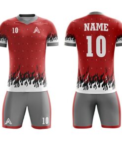 Sublimation Soccer Kit with Fire Icon AFYM:2093