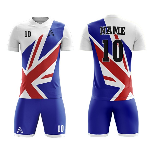 Sublimation Soccer Kits with Flag Icon AFYM:2094