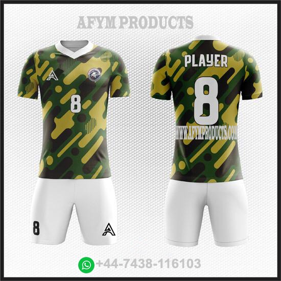 Camo Customize Sublimation Soccer Kits AFYM:2099